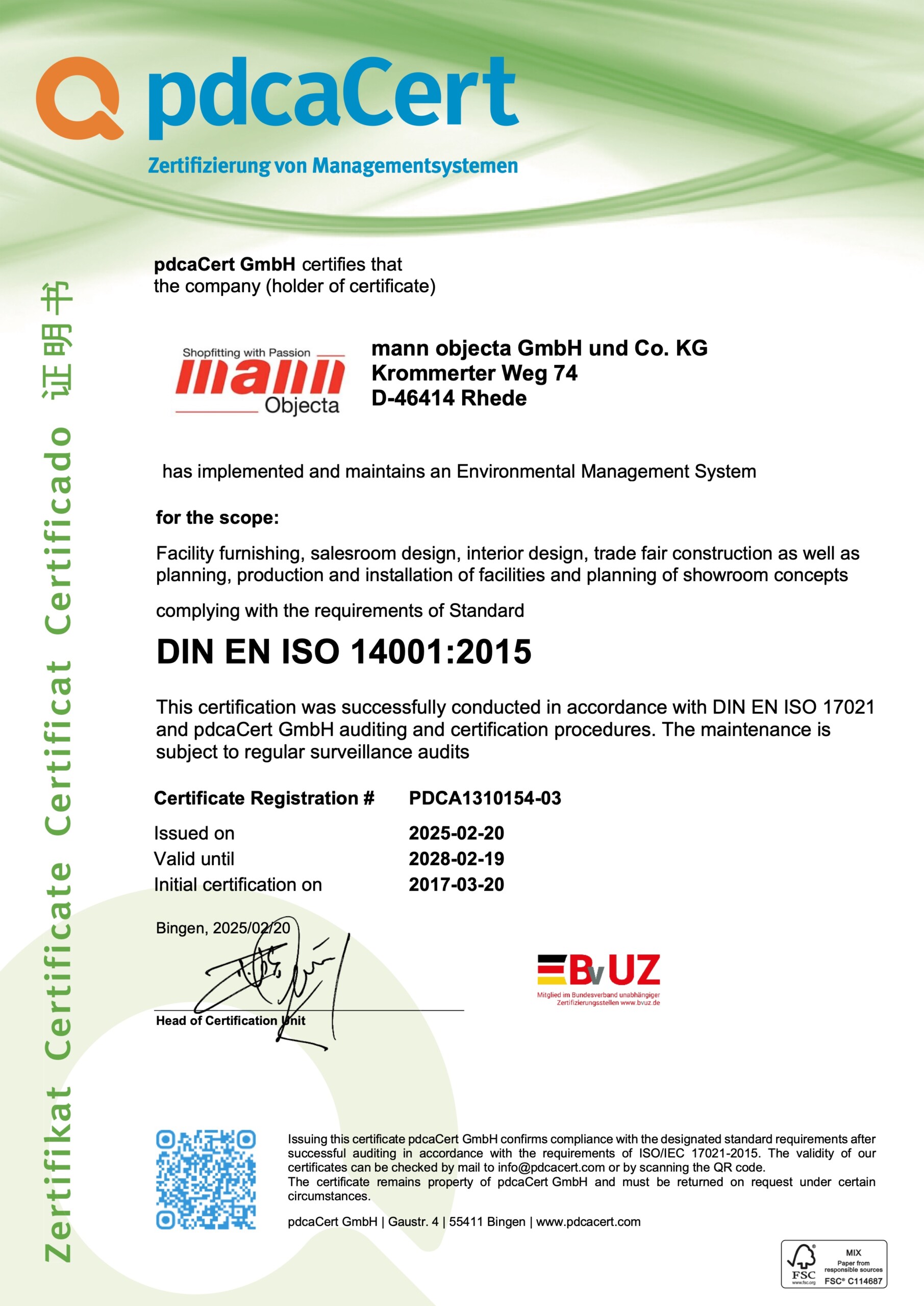 ISO EN 14001