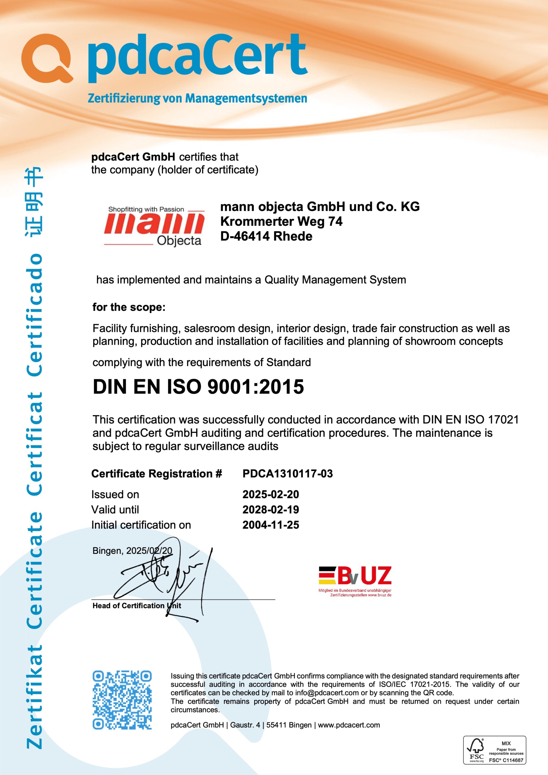 DIN EN ISO 9001